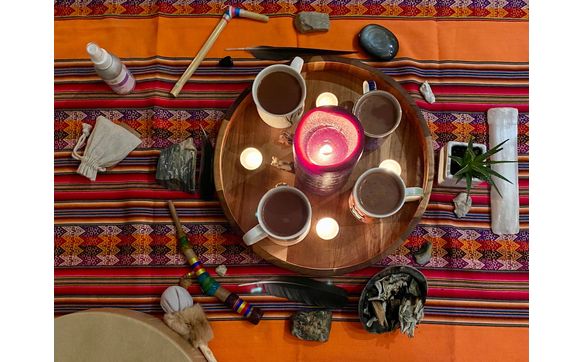 Traditional hapé ceremony tools